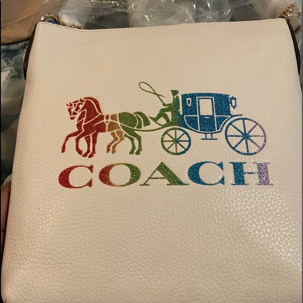 Rainbow crossbody Coach bag (Pride collection)